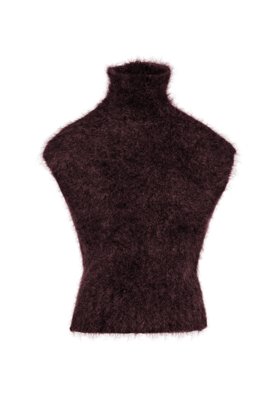 Lounge the Label II LERWICK Mohair Vest - merlot