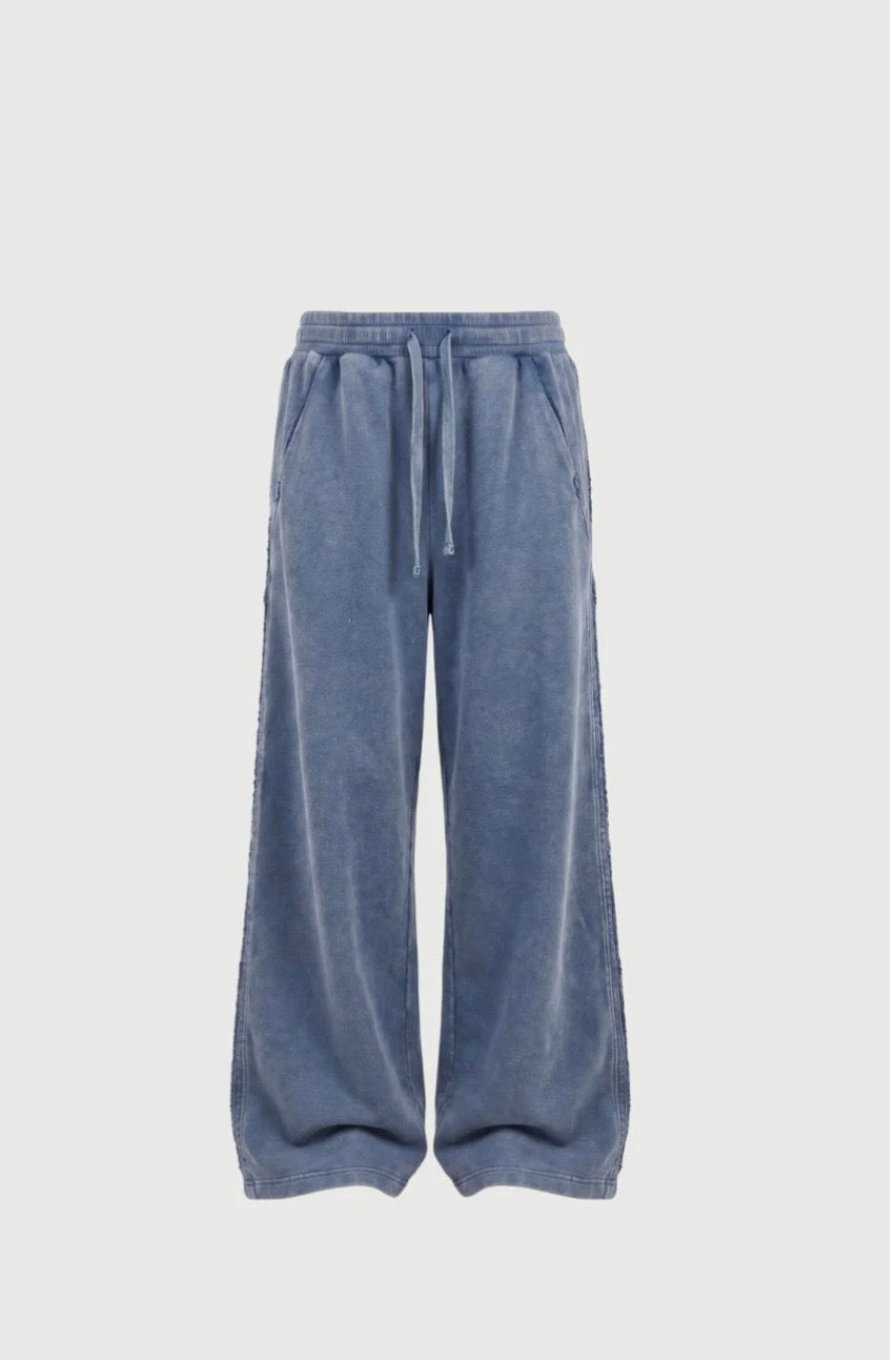 Pinky & Kamal II ACID WASH TRACK PANT - Sky