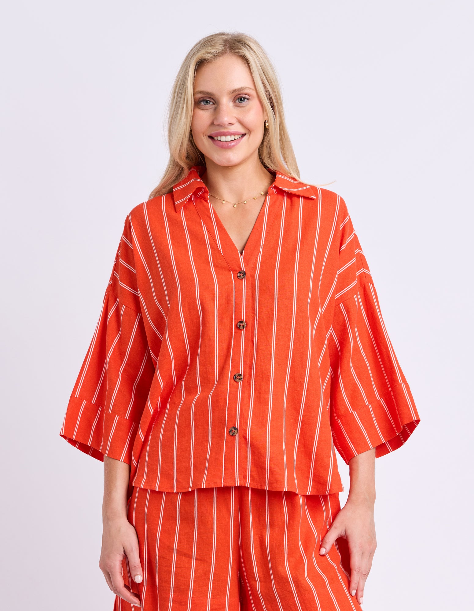 Elm Lifestyle II BLOOM Shirt - tangerine