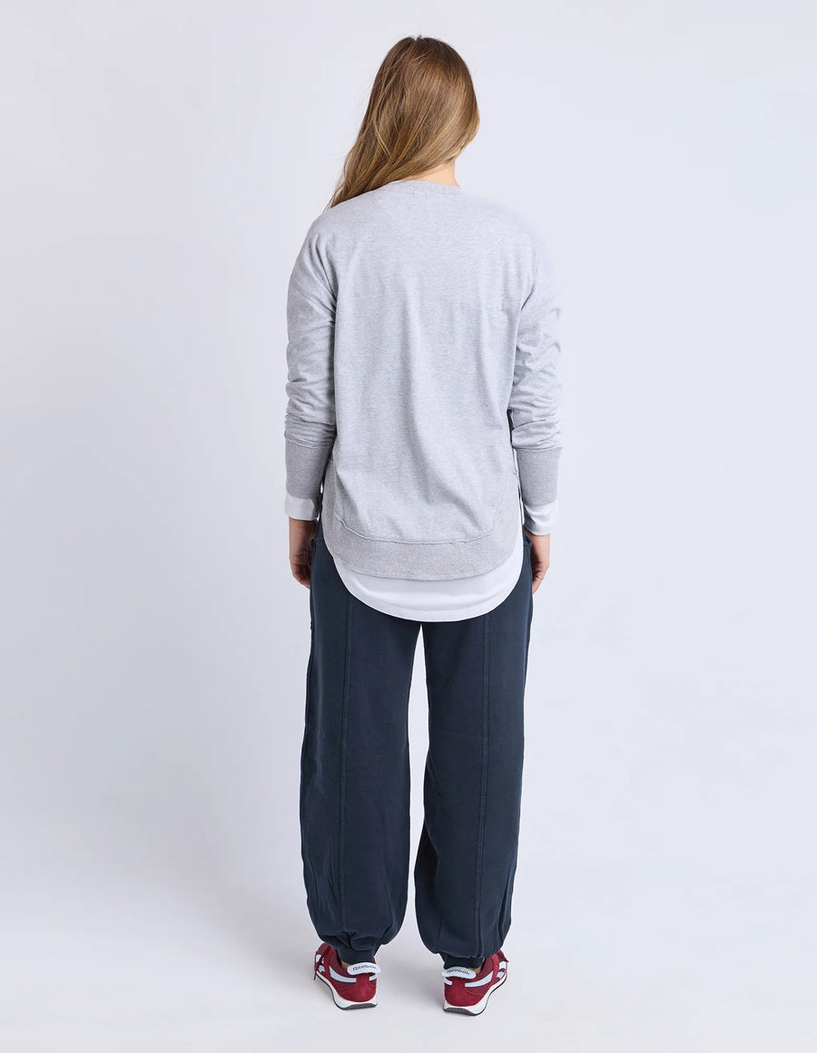 Foxwood II FARRAH Long Sleeve Top - grey marle