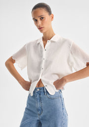 Morrison II CONSTANCE Short Sleeve Shirt - White