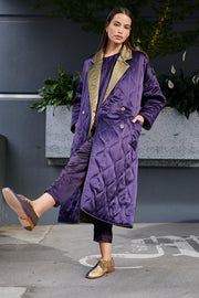 M.A Dainty II TANYA Coat - Purple/Bronze