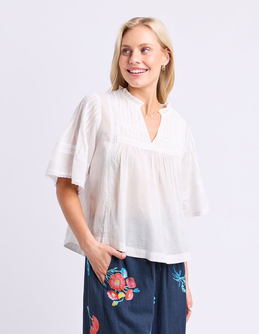 Elm Lifestyle II ROSEWOOD Top - white