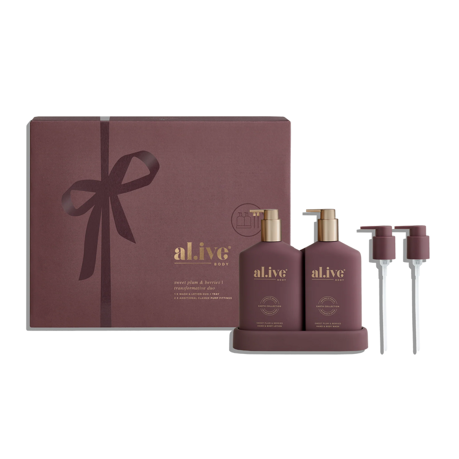 AL.IVE II Transformative Wash & Lotion Duo - Sweet Plum & Berries