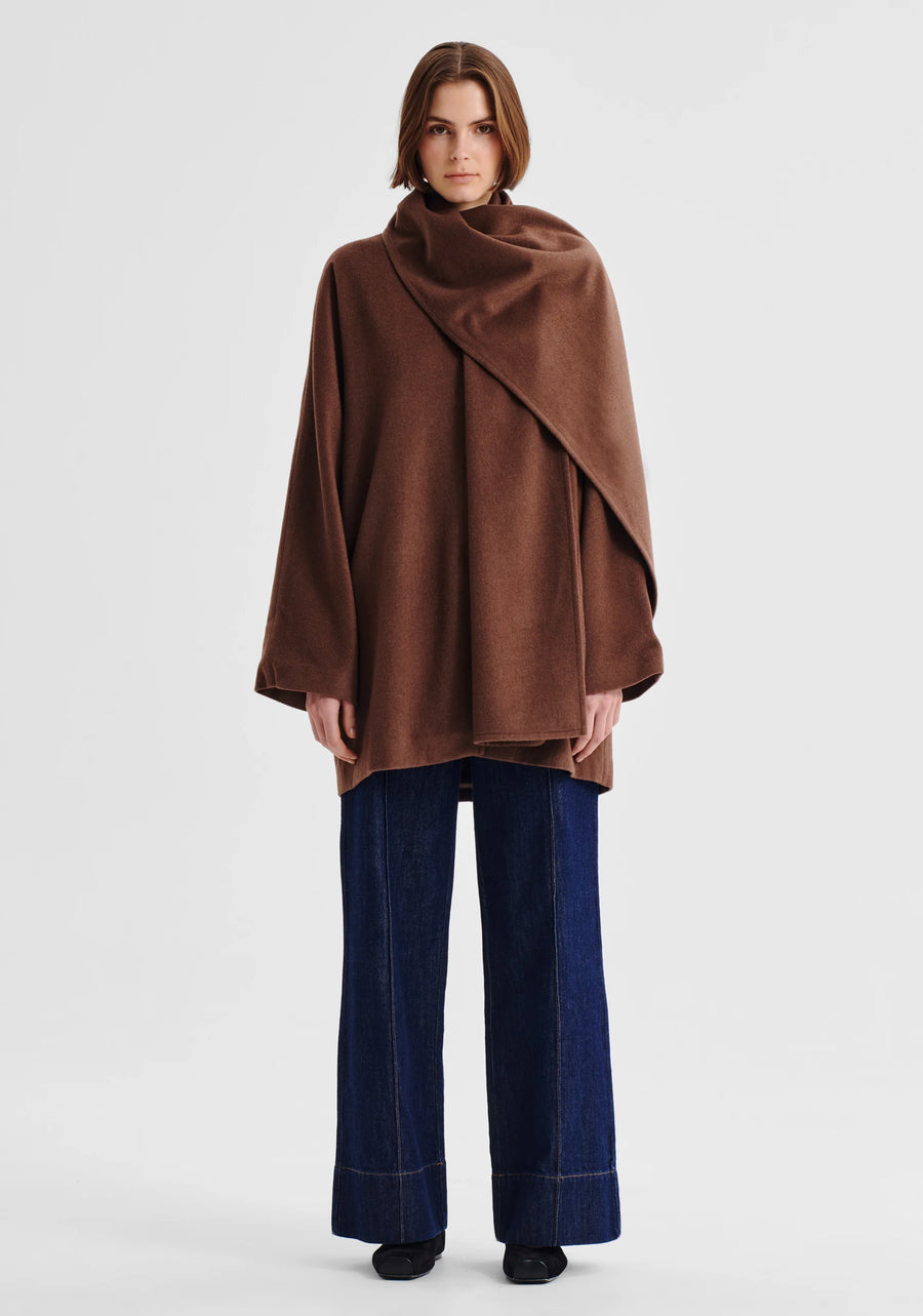 Morrison II ETTA Cape Coat - nutmeg