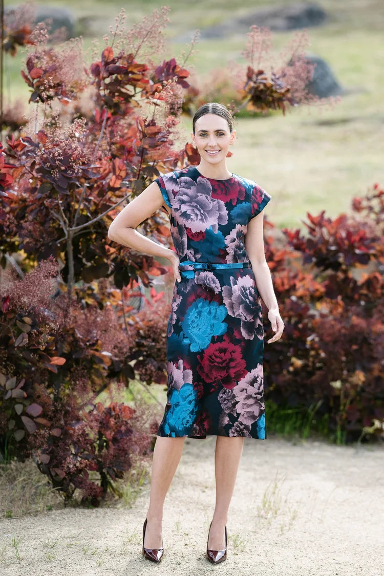 M A DAINTY II ALEXA DRESS - Midnight Rose