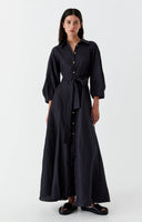 Madelyn Shirt Dress - Navy
