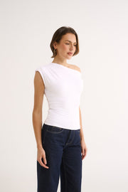 Primi II VALENTINA OFF SHOULDER TOP - White
