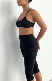 PINKY & KAMAL II CAPRI Leggings - black
