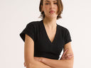 Kelly V Tee - Black