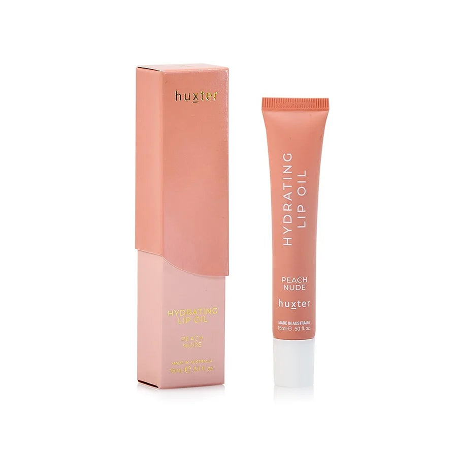 Huxter II HYDRATING LIP OIL - Peach Nude
