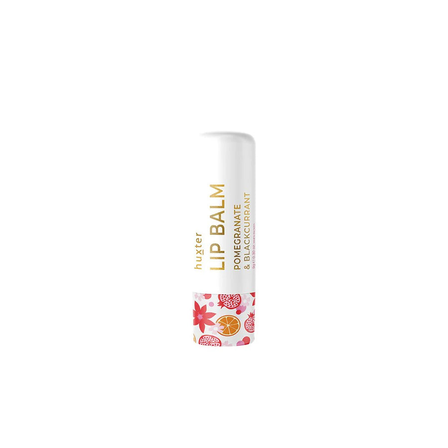 Huxter II Hanging Lip Balm 9gm - Pomegranate & Blackcurrant - Xmas Flowers Collection