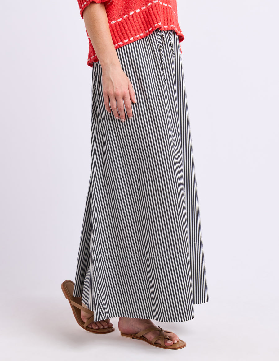 Elm Lifestyle II THE WILLOW Skirt - black stripe