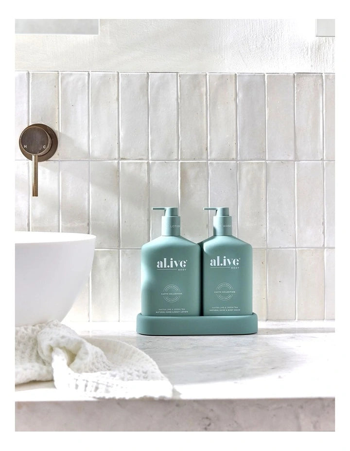 al.ive II WASH & LOTION DUO - Kaffir lime & green tea