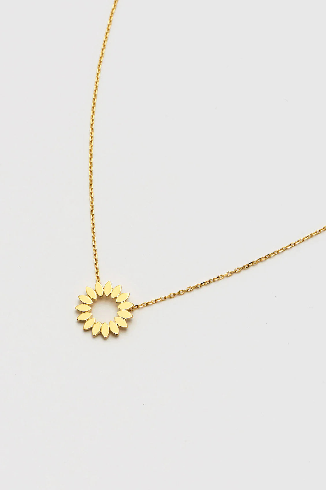 Estella Bartlett II Modern Floral Necklace - Gold