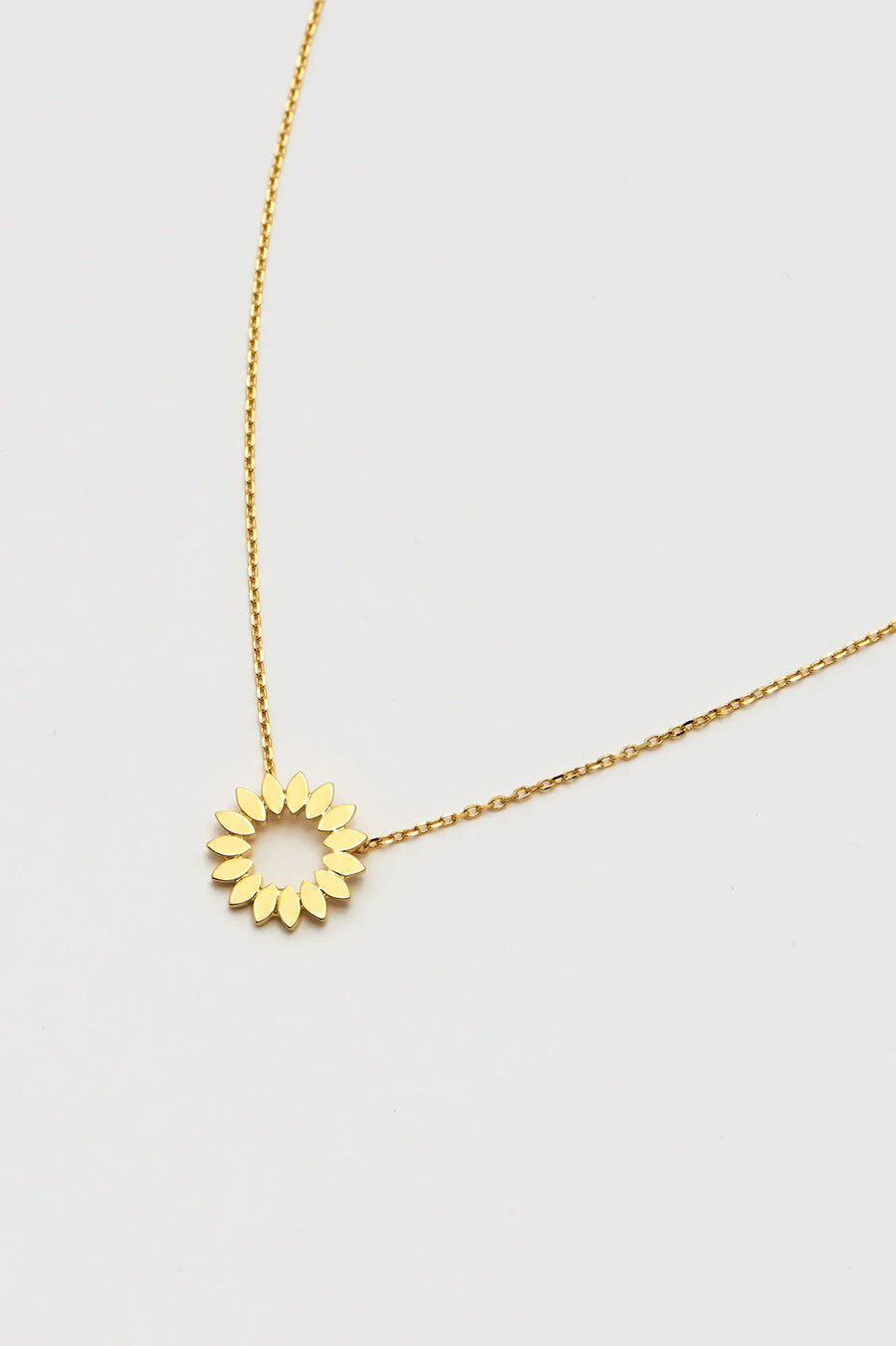 Estella Bartlett II Modern Floral Necklace - Gold