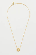 Modern Floral Necklace - Gold