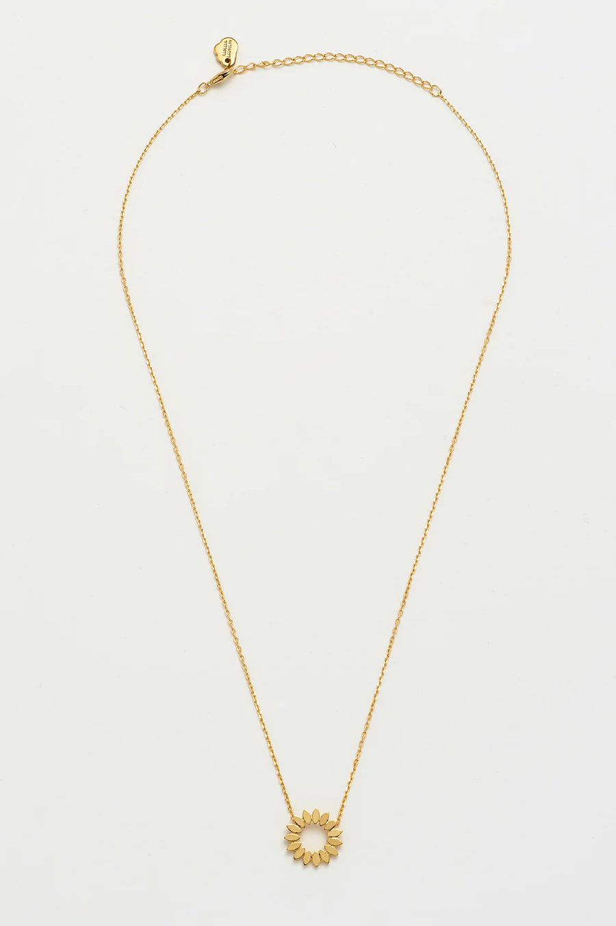 Estella Bartlett II Modern Floral Necklace - Gold