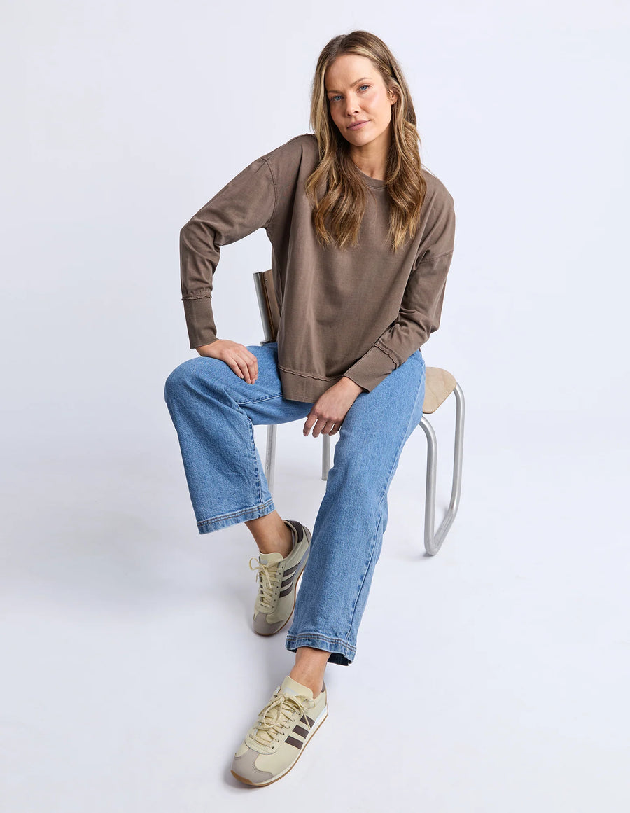 Foxwood II FARRAH Long Sleeve - Coffee Quartz