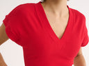 Kelly V Tee - Red