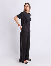 Foxwood II TIED TEE - Black