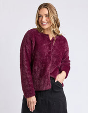 FOXWOOD II KENNY BUTTON CARDI - Windsor wine
