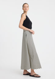Morrison II MARINA SKIRT - Stripe Black/Cream