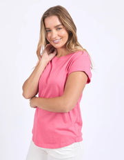 Foxwood II MANLY Tee - Hot pink