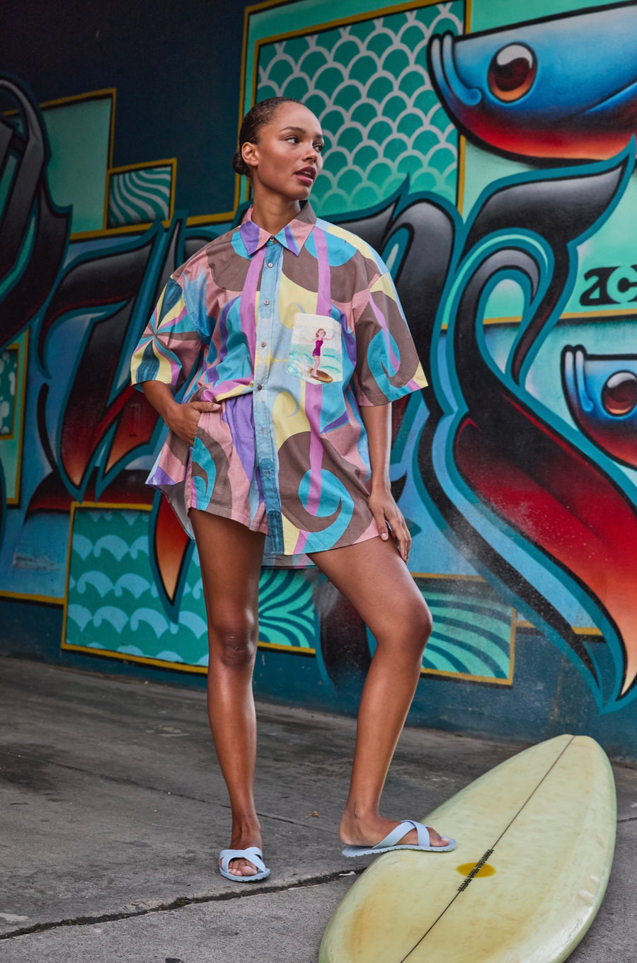 Circular M.A.D II LILY Shirt - wave