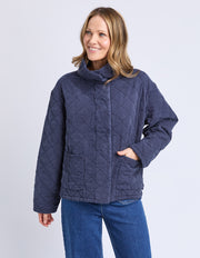 Elm Lifestyle II AURORA Quilted Jacket - navy