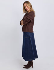 Foxwood II MURPHY Knit Cardigan - coffee