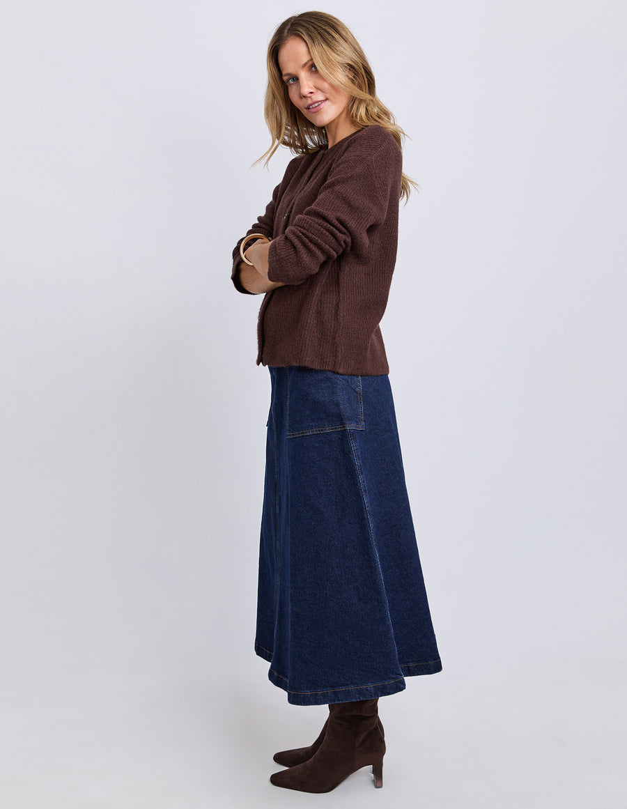 Foxwood II MURPHY Knit Cardigan - coffee