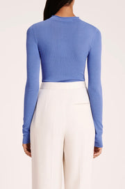 Nude Lucy II TABI Sheer Knit - cerulean blue