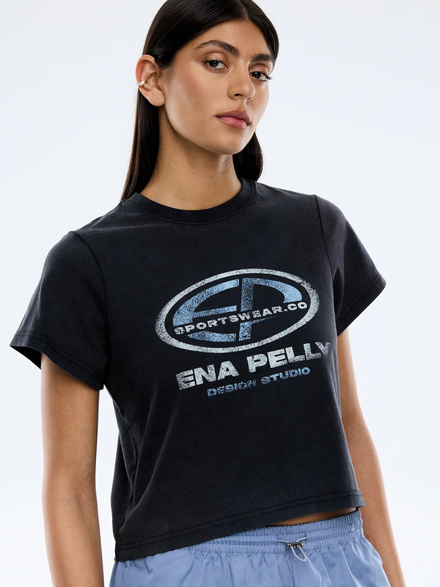 Ena Pelly II EP Vintage Baby Tee - vintage black