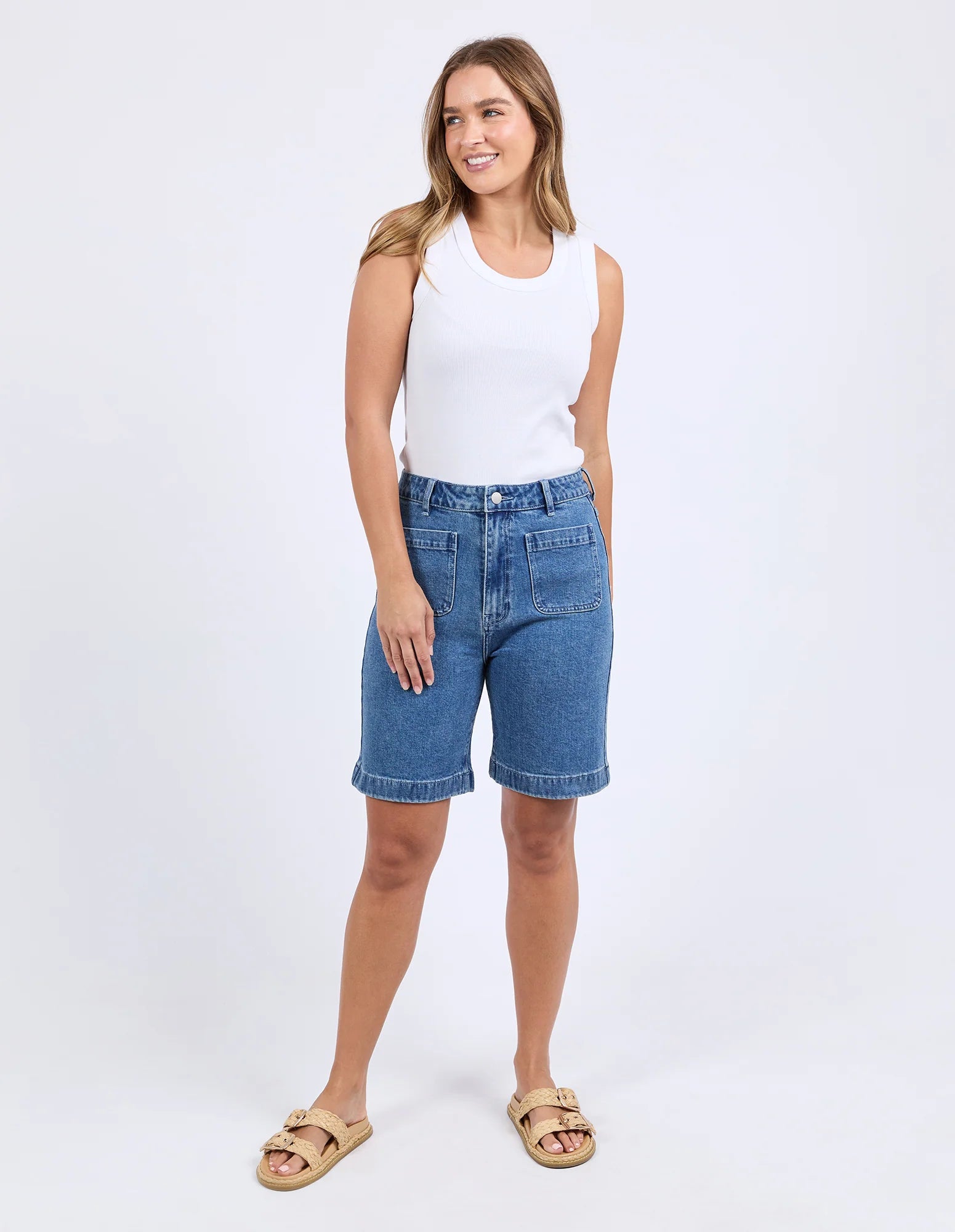 FOXWOOD II SARAH Short - Mid Blue