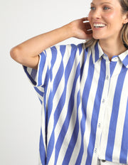 Elm Lifestyle II PALERMO Stripe Dress - Blue Marshmallow