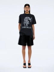 Ena Pelly II CRAWLING LEOPARD Tee - vintage black