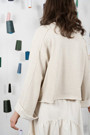 M.A Dainty II TORO Ribbon Sweat Top - sand