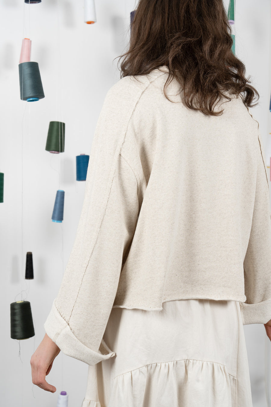 M.A Dainty II TORO Ribbon Sweat Top - sand