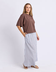 Foxwood STILLWATER Tee - choc