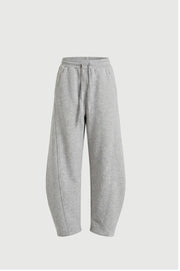 Pinky & Kamal II BARREL FLEECE TRACK PANT - Grey Marle