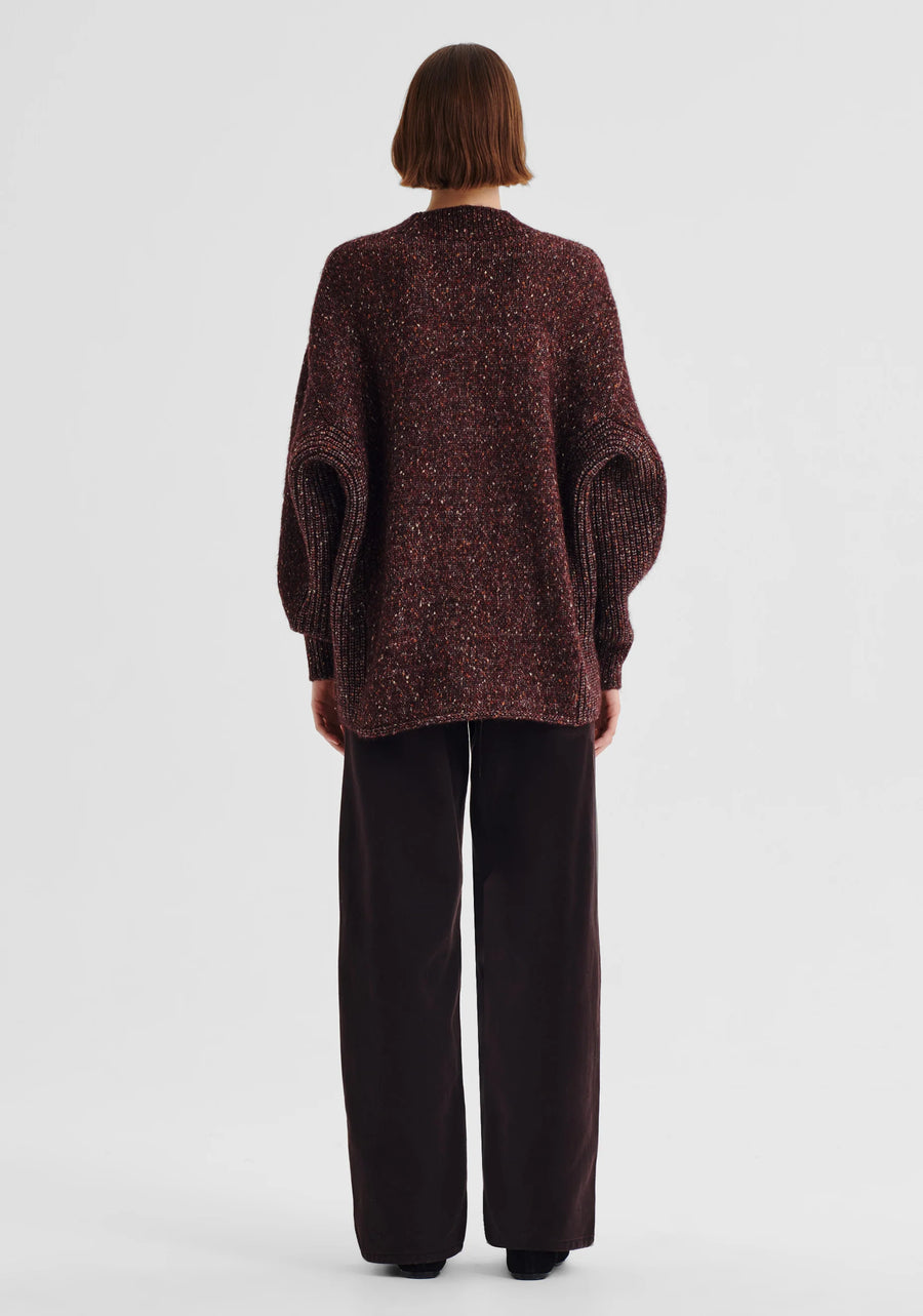 Morrison II ZOE Knit Cardigan - boysenberry