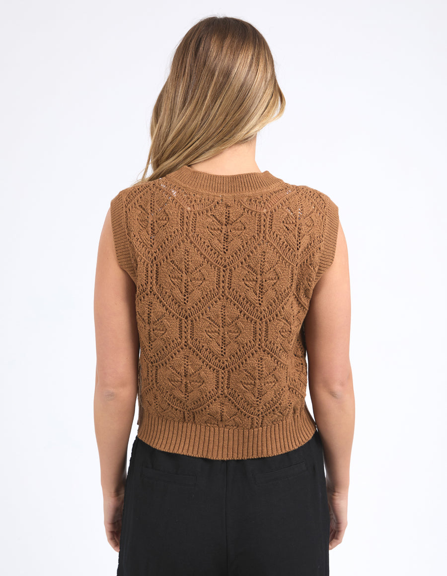 Foxwood II LUNA KNIT Vest - tan