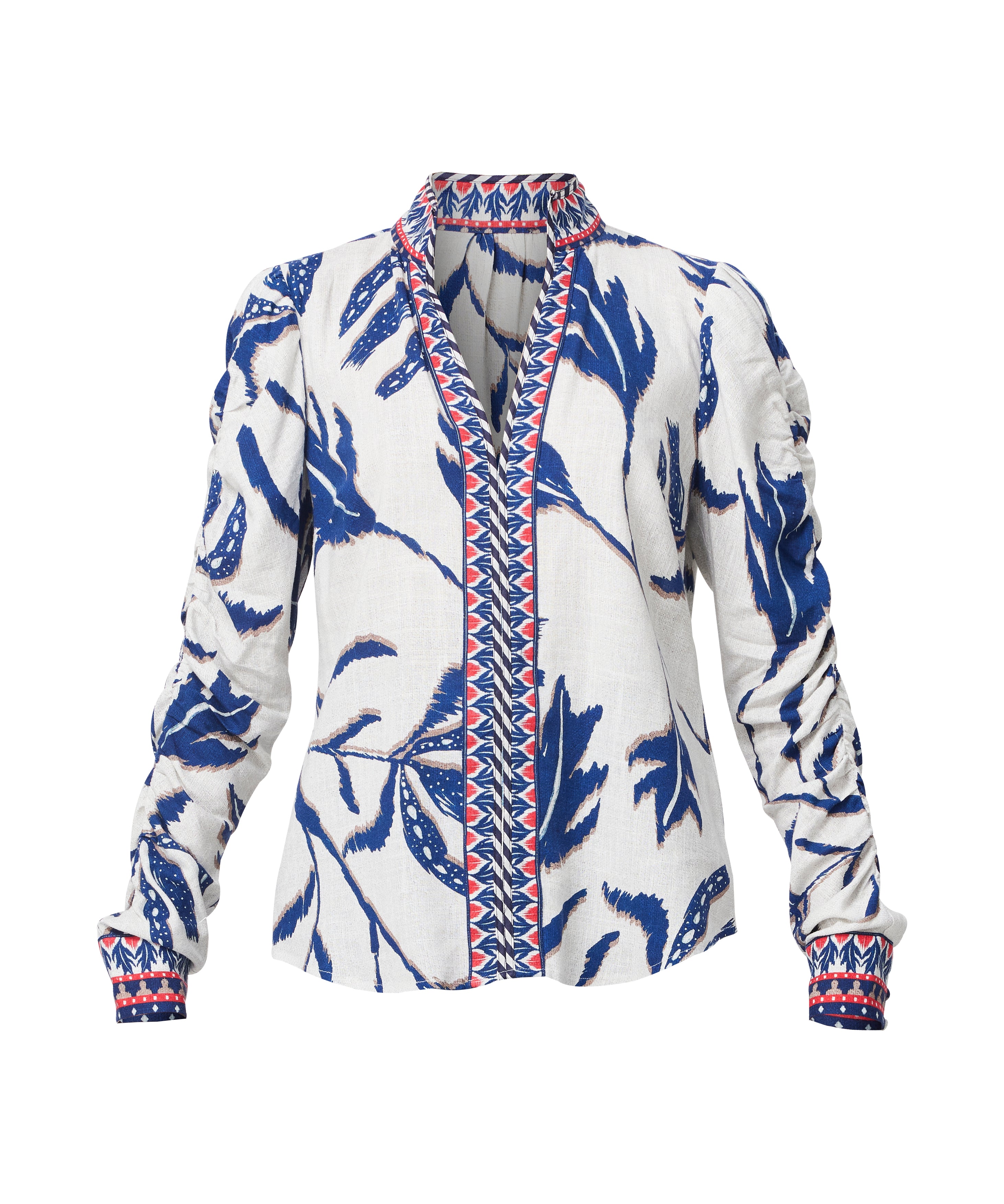 Oncewas II PAVILLION Shirt - palm print