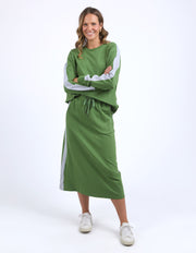 Elm Lifestyle II SLOANE Fleece Skirt - cedar green