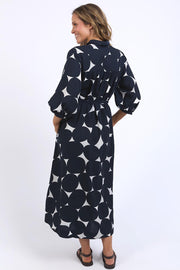 Elm Lifestyle II DEMI Spot Dress - Navy