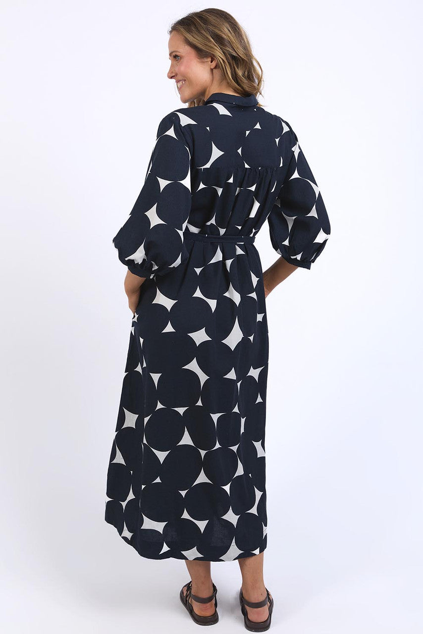 Elm Lifestyle II DEMI Spot Dress - Navy