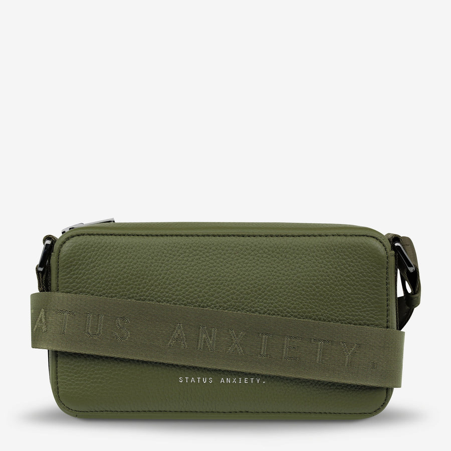 Status Anxiety II DELIRIUM Cross Body Bag - Khaki