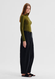Morrison II MORRI Merino High Neck - avocado