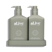 al.ive II the metallic edition - WASH & LOTION Duo - green pepper & lotus